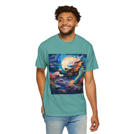 A Dragon's Ascent Unisex Garment-Dyed T-shirt