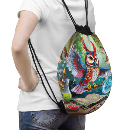 Owl's Magical Drawstring Bag