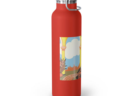Glimpses of Opulence by Ezio Anichini Copper Vacuum Insulated Bottle, 22oz