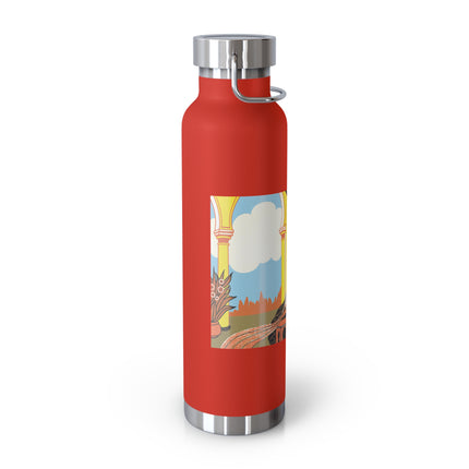 Glimpses of Opulence by Ezio Anichini Copper Vacuum Insulated Bottle, 22oz