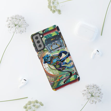 Cyber Panther's Hunt Phone Cases