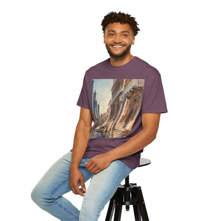 Gondola Moorings on the Grand Canal by John Singer Sargent  Unisex Garment-Dyed T-shirt