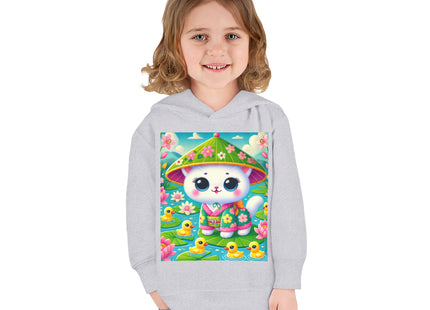 Lily Pond Stroll Toddler Pullover Fleece Hoodie