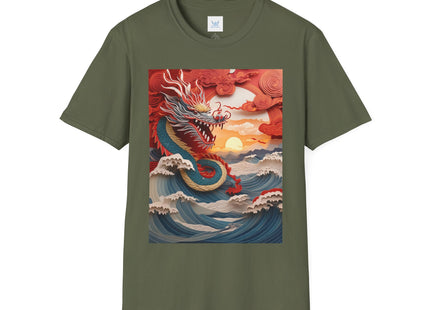 Stormbound Dragon Garment-Dyed T-shirt Softstyle T-Shirt