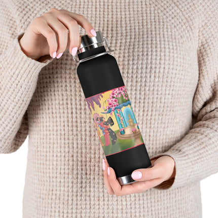 A Dance of Colors and Serenity by Carlo Chiostri Copper Vacuum Insulated Bottle, 22oz