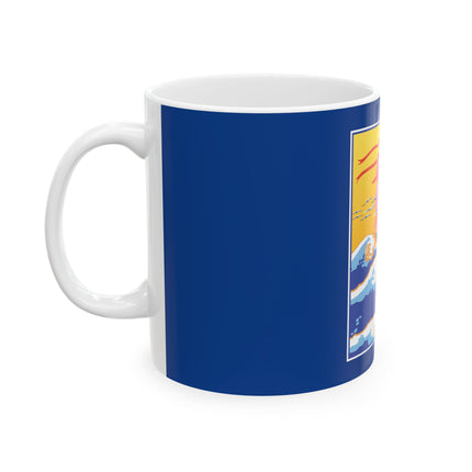Golden Seas and Whimsical Dreams Ceramic Mug 11oz