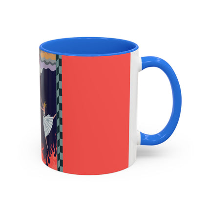 The Firebird's Awakening Colorful Mug (11oz, 15oz) – Ballet Fantasy, Mythic Fire & Art Deco Drama