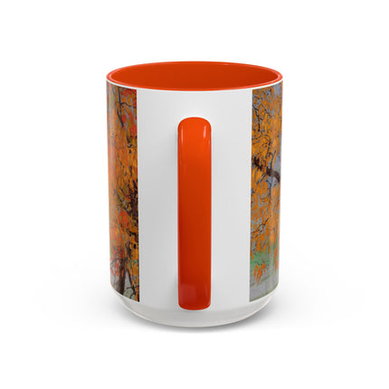 Autumn leaves by Edward Okuń Colorful Mugs (11oz, 15oz)