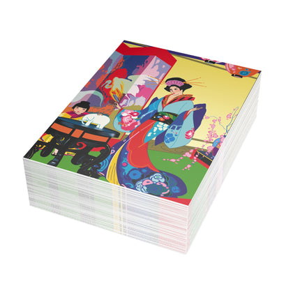 A Timeless Journey by Umberto Brunelleschi Greeting Cards (1, 10, 30, and 50pcs)