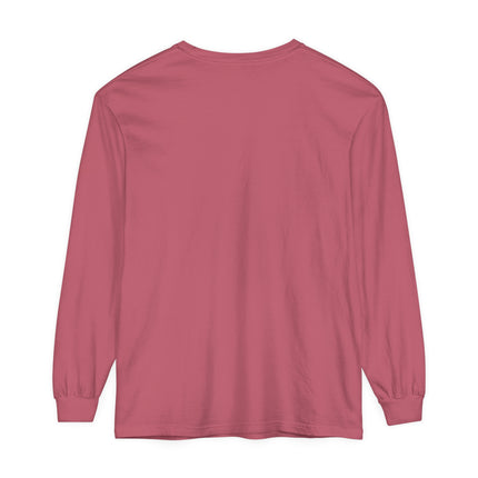 Playful Dragon's Christmas Unisex Garment-dyed Long Sleeve T-Shirt