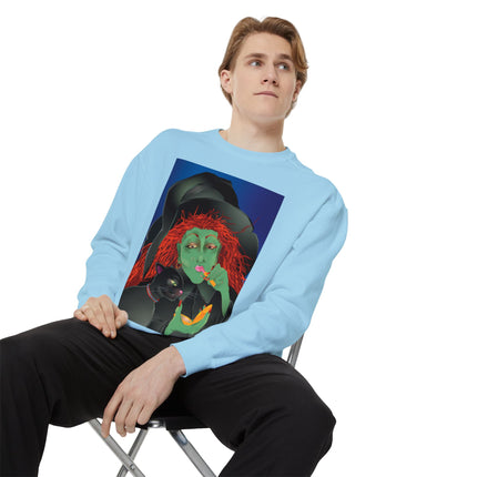 Mirror, Mirror A Witch's Touch Unisex Garment-Dyed Sweatshirt