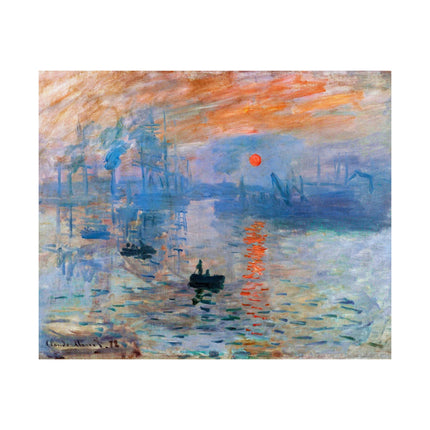 Sunrise by Claude Monet Matte Horizontal Posters