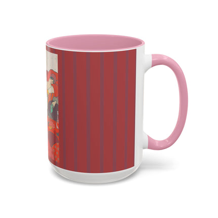 Les Coussins by Georges Lepape Colorful Mugs (11oz, 15oz)