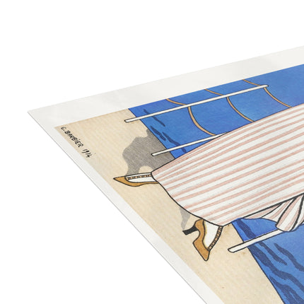 Costume de Yacht by George Barbier Postcards (Envelopes Included) – Bundles of 10, 30, or 50 Pieces