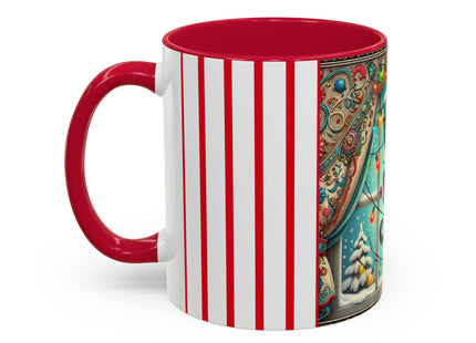 Mischief in Tinselland Colorful Mugs (11oz, 15oz)