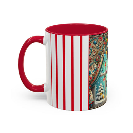 Mischief in Tinselland Colorful Mugs (11oz, 15oz)