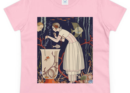 L'Etourdissant Petit Poisson (The Dazzling Little Fish) by George Barbier Women's Midweight Cotton Tee