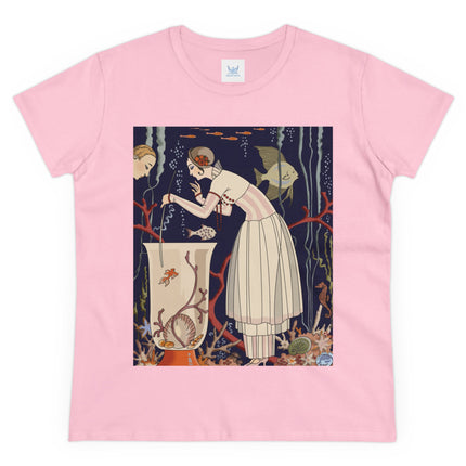 L'Etourdissant Petit Poisson (The Dazzling Little Fish) by George Barbier Women's Midweight Cotton Tee