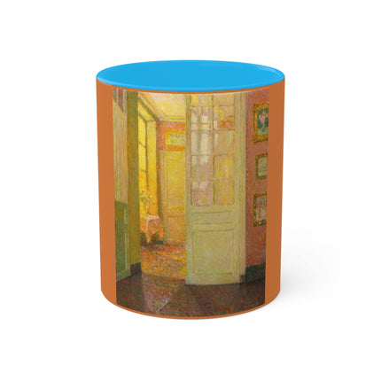 Interior, Window Light by Henri Le Sidaner Colorful Mugs, 11oz