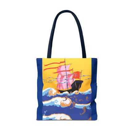 Golden Seas and Whimsical Dreams Tote Bag (AOP)