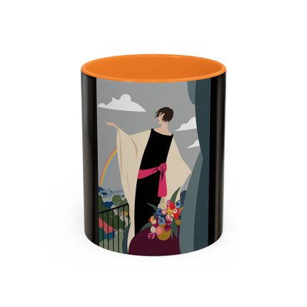 Rainbow Reverie Colorful Mugs – Elegant Renewal & Serene Beauty
