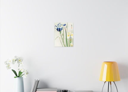 Irises by Ohara Koson Matte Canvas, Stretched, 0.75"