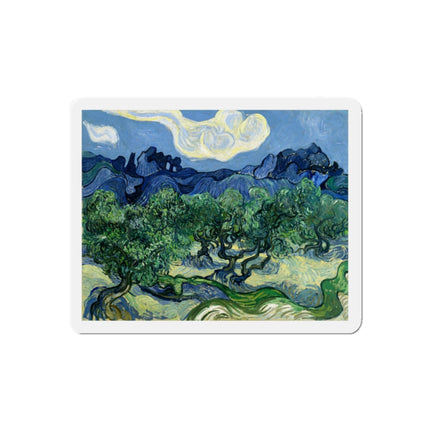Olive Trees by Vincent Van Gogh Die-Cut Magnets (5 Sizes)