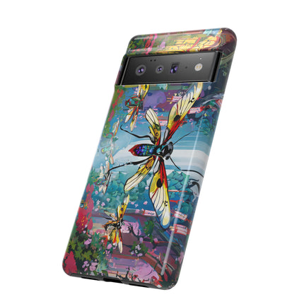 Neon Swarm Phone Cases