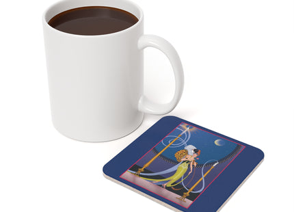 Smoke and Secrets Cork Back Coaster