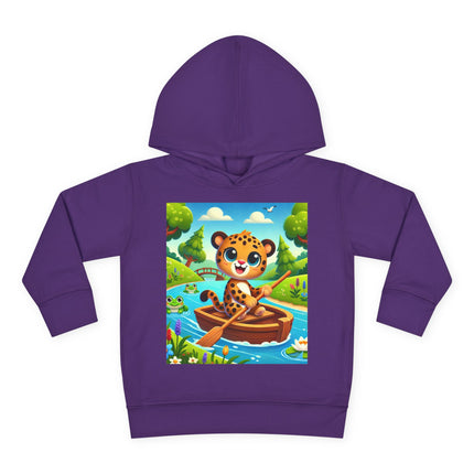 Little Explorer on the River Toddler Pullover Fleece Hoodie