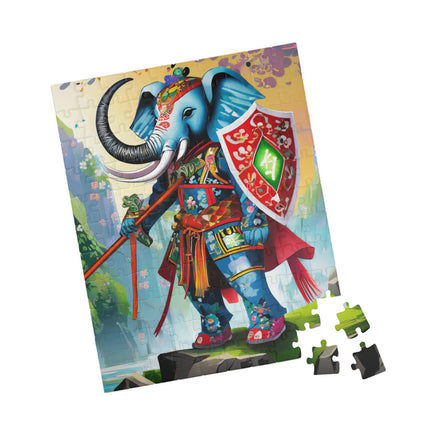 Cyberpunk Elephant Puzzle (110, 252, 520, 1014-piece)