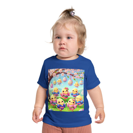 Easter Chicks and Springtime Wishes Baby T-Shirt