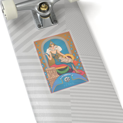 April & Diamond (from the Gem Series) by Sofia Chiostri Kiss-Cut Stickers (4 Sizes)