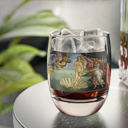 Birth of Venus by Sandro Botticelli Whiskey Glass