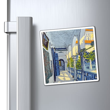 Gallery of a Moroccan Riad by George Gaudion Magnet (3 Sizes)