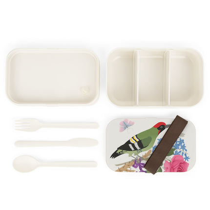 Woodpecker & Rose Bento Lunch Box – Charming Beauty & Refined Simplicity