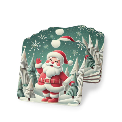 Santa's Joyful Night Coasters
