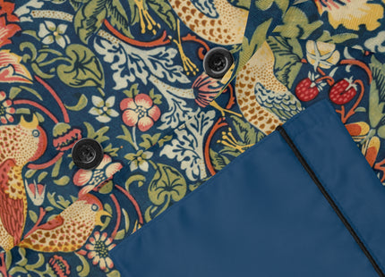 Strawberry Thief by William Morris Women's Satin Pajamas (AOP)