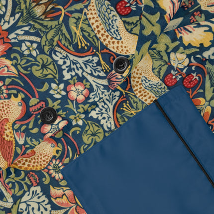 Strawberry Thief by William Morris Women's Satin Pajamas (AOP)