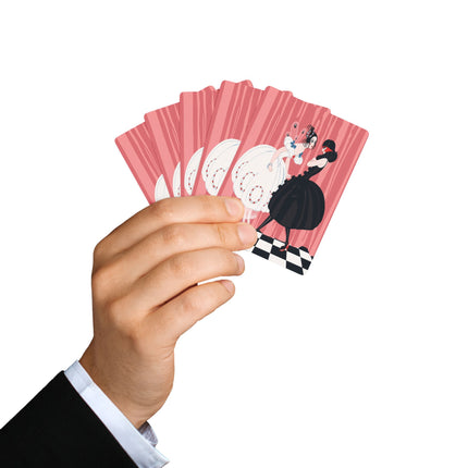 🎭🖤 The Masquerade Secret Playing Cards – Art Deco Fashion Whimsy