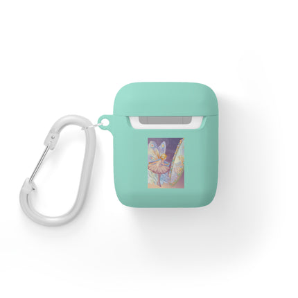 Enchanted Mirror Reflections – Pastel Fairy Art AirPods Case