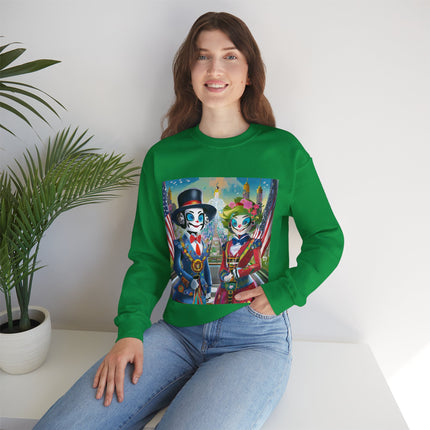 Cyber Punk Warrior Robots Unisex Heavy Blend™ Crewneck Sweatshirt