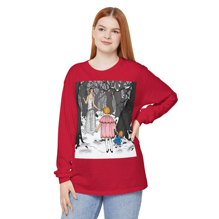 Fairy Tale Elegance Unisex Garment-dyed Long Sleeve T-Shirt