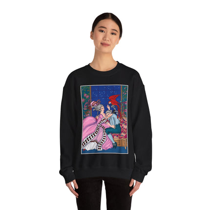 The Jealous Parrot by George Barbier Heavy Blend™ Crewneck Sweatshirt