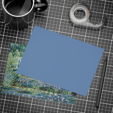 Water Lilies and Japanese Bridge by Claude Monet Postcards (envelopes included) - Bundles of 10, 30, 50 Pieces
