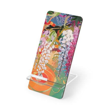 Golden Wisteria Elegance Mobile Display Stand for Smartphones