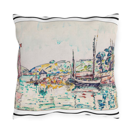 Concarneau by Paul Signac Outdoor Pillows