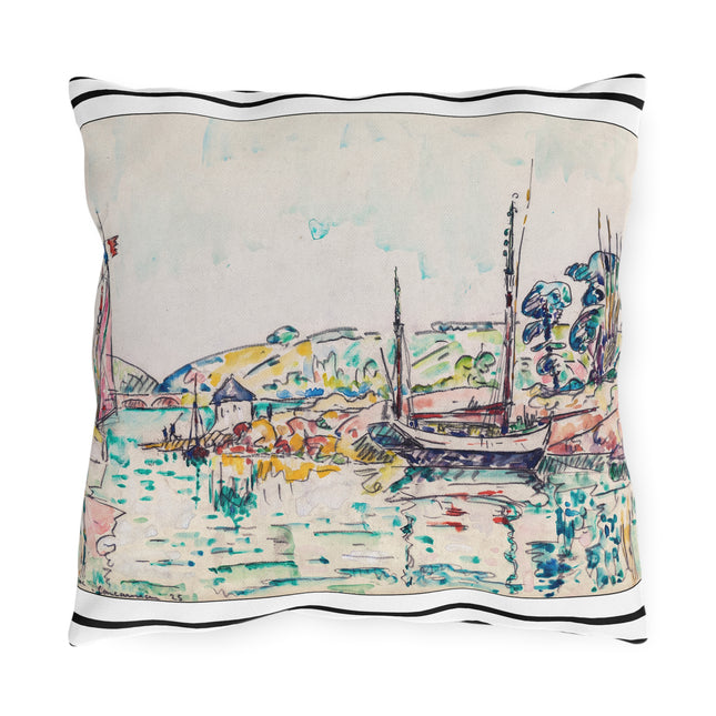 Concarneau by Paul Signac Outdoor Pillows