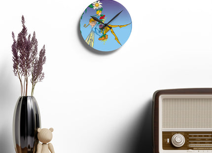 A Fairy's Delight Acrylic Wall Clock