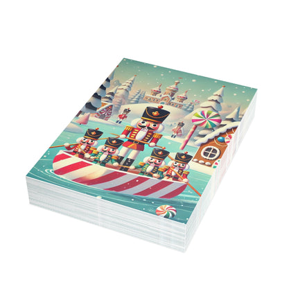 Nutcracker Candy-Striped Adventure Postcard Bundles (envelopes included)